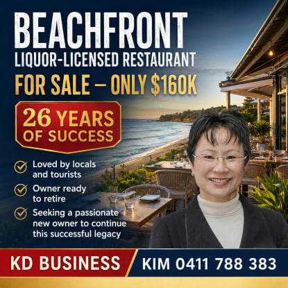 Beach front Restaurant for Sale Anglesea, Great Ocean Road