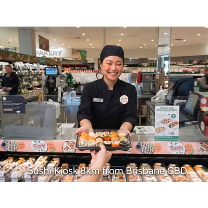 Sushi Franchise Inside Woolworths | 8km to Brisbane CBD | Sales $10,000+/Wk