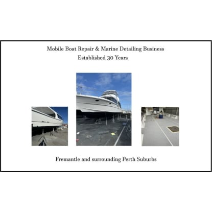 Mobile Boat Repair & Marine Detailing Business Established 30 Years