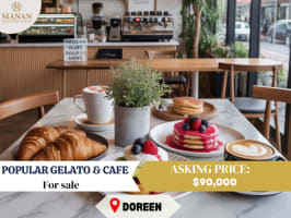 Gelato and Cafe Business For Sale in Doreen