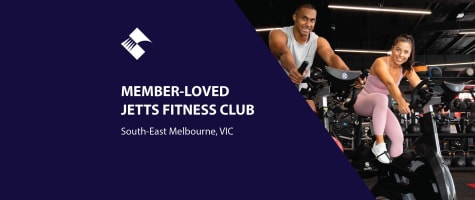 MEMBER-LOVED JETTS FITNESS CLUB (SOUTH-EAST MELBOURNE) BFB4492