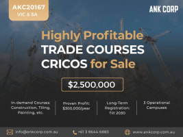 Highly Profitable Trade CRICOS For Sale | $2,500,000 | VIC & SA