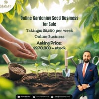 Online Gardening Seed Business for Sale
