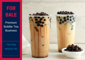 Profitable Bubble Tea Main Road Location