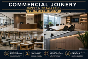 COMMERCIAL JOINERY  SUPPLY & INSTALLATION   PRICE REDUCED!