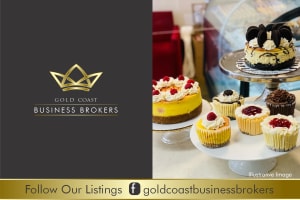 ALMOST-NEW CHEESECAKE SHOP – PRIME GOLD COAST LOCATION – ONLY $320K!