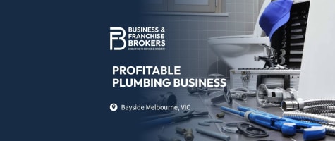 PROFITABLE PLUMBING BUSINESS FOR SALE (BAYSIDE MELBOURNE) BFB1195