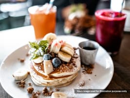 Light-filled cafe in leafy suburb