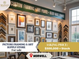 Picture Framing & Art Supply Store for Sale in Morwell