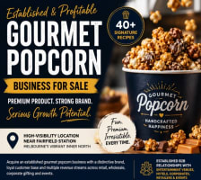 Established Gourmet Popcorn Brand (DM2502)