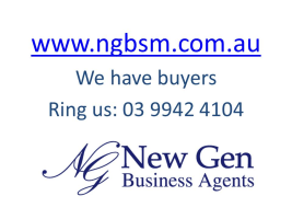 Want to Sell your Business? We have buyers, ring us for details.
