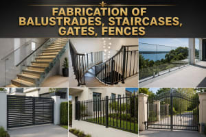 FABRICATION OF BALUSTRADES, STAIRCASES, GATES, FENCES