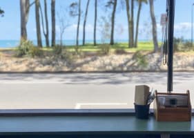Hervey Bay Esplanade Café with ocean views. Owner said sell and drastic price reduction