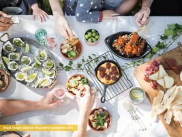 Beautifully presented licensed restaurant cafe