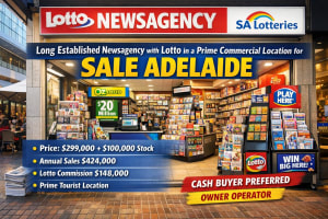 Long Established Newsagency with Lotto in a Prime Commercial Location for Sale Adelaide