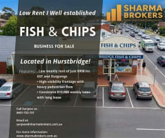 Established Fish & Chips Business for Sale - Hurstbridge!