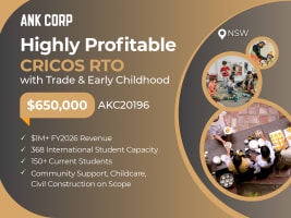 ​Highly Profitable CRICOS RTO for Sale | 150+ Active Students | NSW | $650,000​