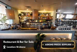 Restaurant & Bar for Sale Brisbane