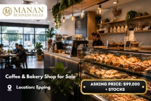 Coffee & Bakery Shop for Sale near Epping