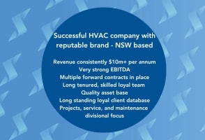 Successful HVAC Company with Reputable Brand - NSW Based