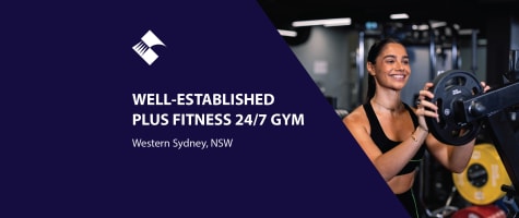 WELL-ESTABLISHED PLUS FITNESS 24/7 GYM FOR SALE (WESTERN SYDNEY) BFB4132
