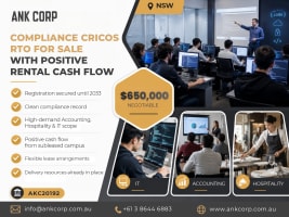 Compliance CRICOS RTO For Sale NSW with Positive Rental Cash Flow | $650,000