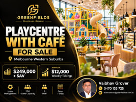 PLAYCENTRE WITH CAFÉ FOR SALE - MELBOURNE WESTERN SUBURBS
