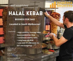 Established Halal Kebab Business for Sale - South Melbourne!