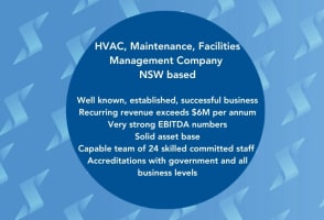 HVAC, Maintenance, Facilities Management Company  NSW based