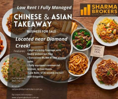 Chinese & Asian Business for Sale - Near Diamond Creek!