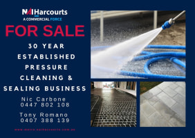 Established Pressure Cleaning & Sealing Business - 30+ Years