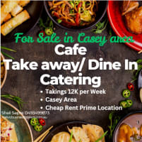 Cafe for Sale in Casey Area Takings 12K PW