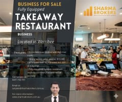 Fully Equipped Restaurant  Business Sale- Werribee!