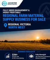 FULLY UNDER MANAGEMENT & HIGHLY PROFITABLE REGIONAL FARM MATERIAL SUPPLY BUSINESS FOR SALE – REGI...