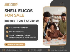 Shell ELICOS For Sale | 684 Capacity | VIC | $80,000 | AKC20199
