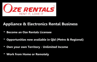OZE RENTALS - CONSUMER GOODS RENTALS - JOIN & PROSPER - BE YOUR OWN LICENCEE!