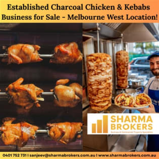 Charcoal Chicken & Kebab Business | Prime Melbourne West!