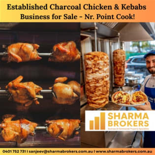 Charcoal Chicken & Kebab Business | Near Point Cook!