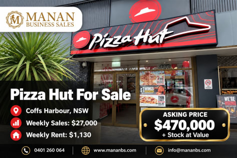 Pizza Hut For Sale near Coffs Harbour, NSW