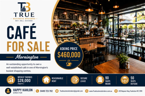Cafe for Sale - Mornington