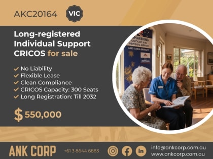 Individual Support Shell CRICOS For Sale | VIC | $550,000