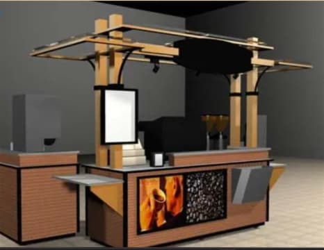 Coffee Cart Stand Business for sale