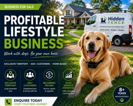 Flexible Lifestyle Business Exclusive NSW Pet Containment Territory