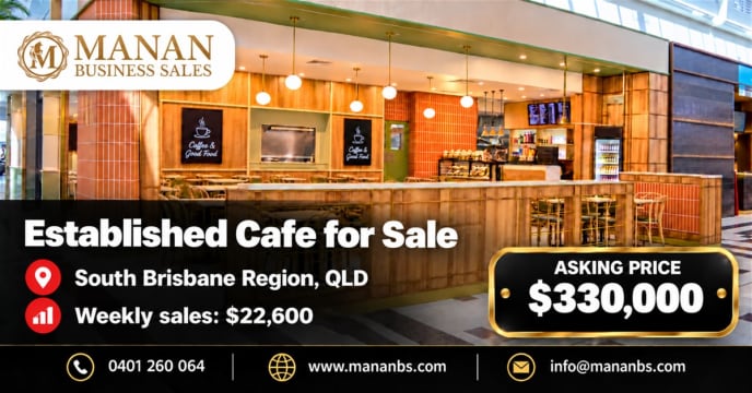 Established Cafe for Sale | South Brisbane Region QLD