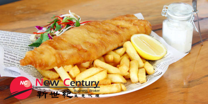 FISH & CHIPS --THOMASTOWN  -- 1P10620