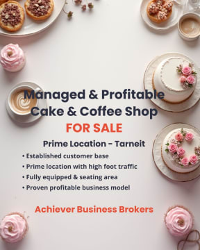 Managed & Profitable Cake & Coffee Shop – Prime Tarneit Location