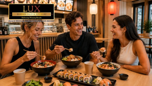 Profitable Japanese Restaurant - Short Hours, Low Rent, Strong Sales