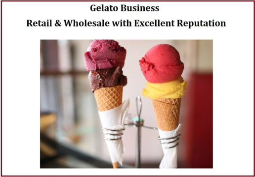Gelato Business - Retail & Wholesale with Excellent Reputation