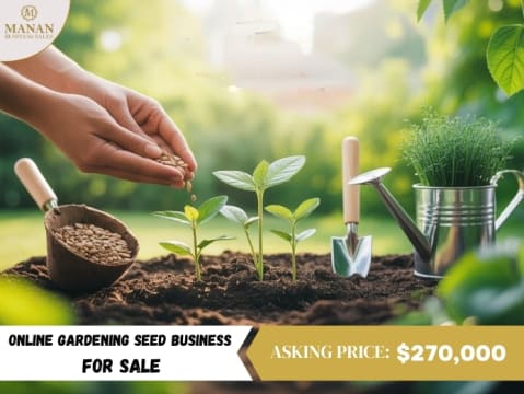 Online Gardening Seed Business for Sale