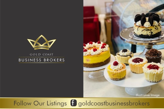 ALMOST-NEW CHEESECAKE SHOP – PRIME GOLD COAST LOCATION – ONLY $320K!